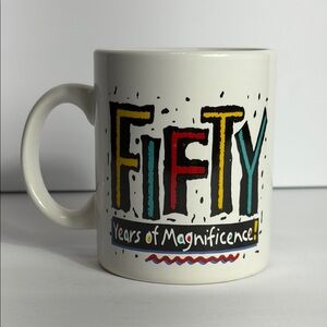 Vintage Fifty Years of Magnificence Mug